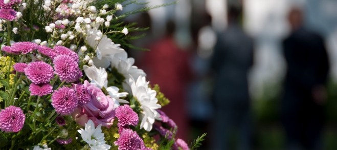 Flowers are a standard funeral or bereavement gift